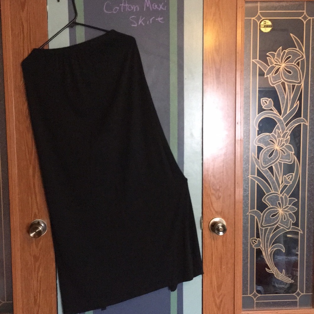 Cotton Maxi Skirt